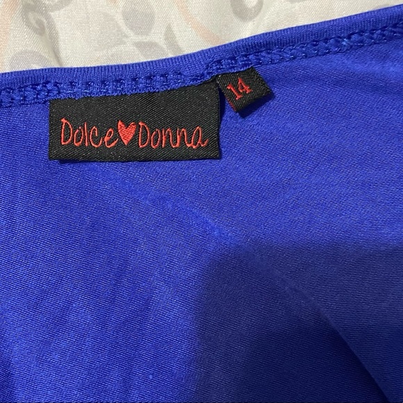 Dolce Donna Girls Cold Shoulder top - Picture 5 of 5